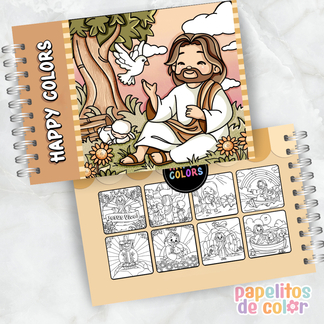 📘 Libro para Pintar – Jesús✨