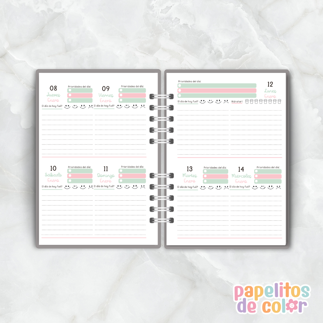 ✨ Agenda Semanal Rayas 2026  ✨