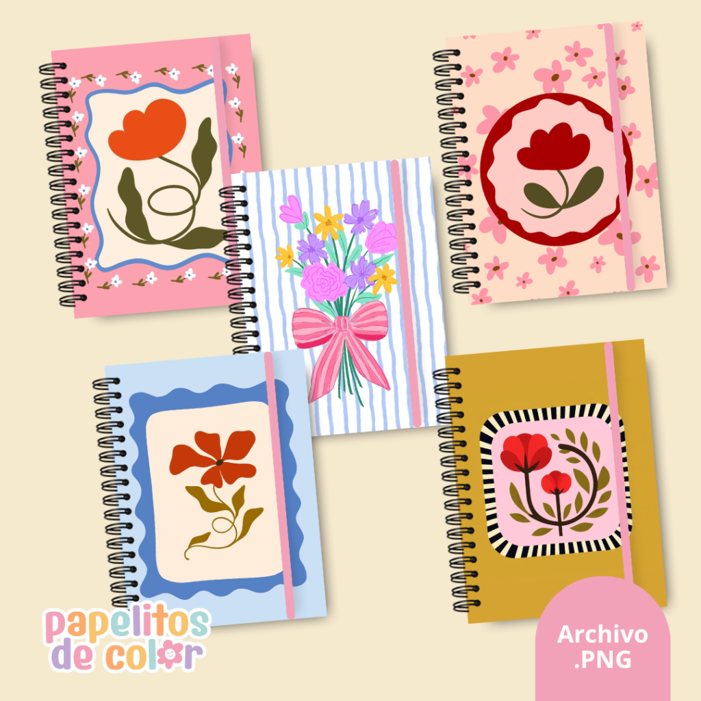 🌸 Pack 25 Portadas – Kit 13 ✨