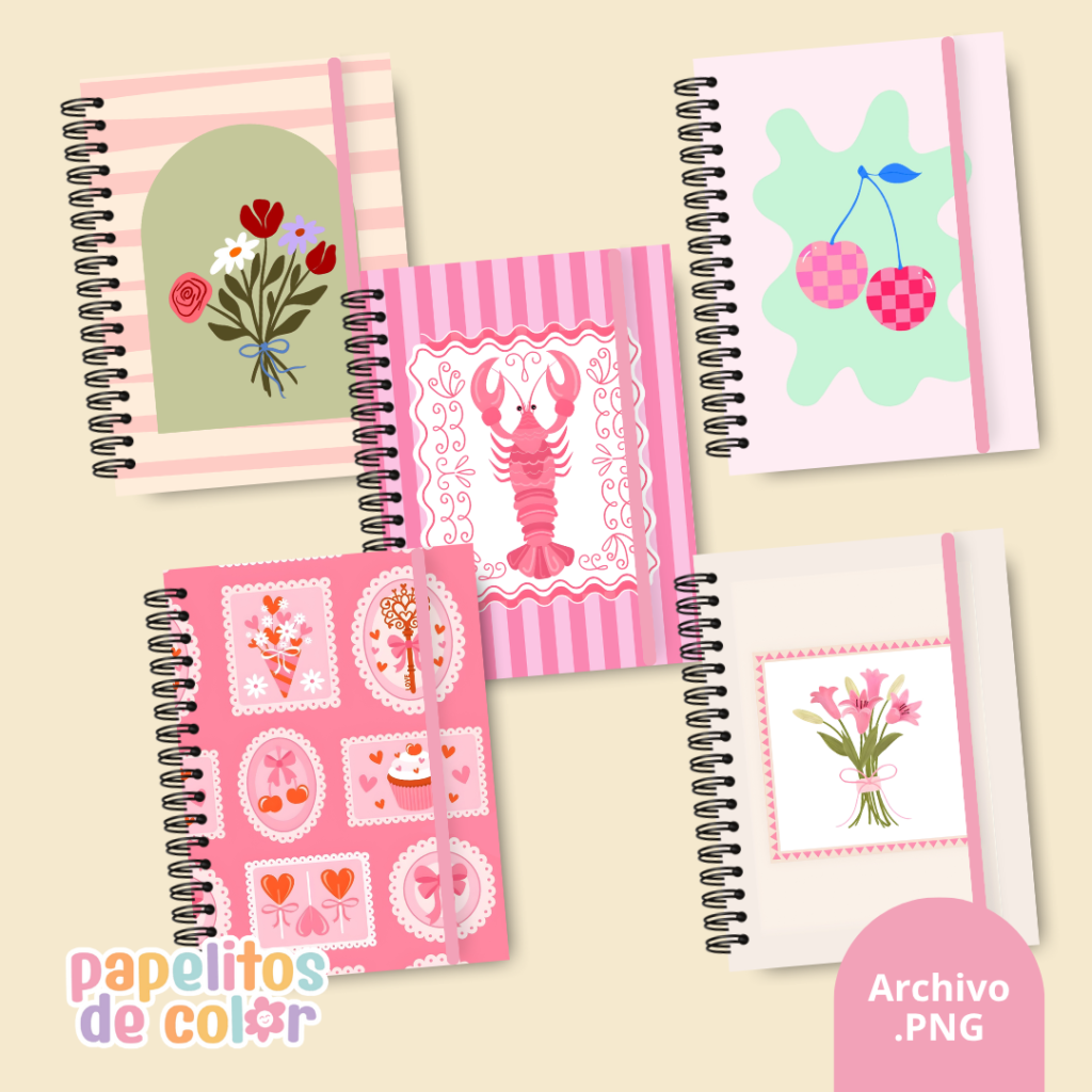 🌸 Pack 25 Portadas – Kit 13 ✨
