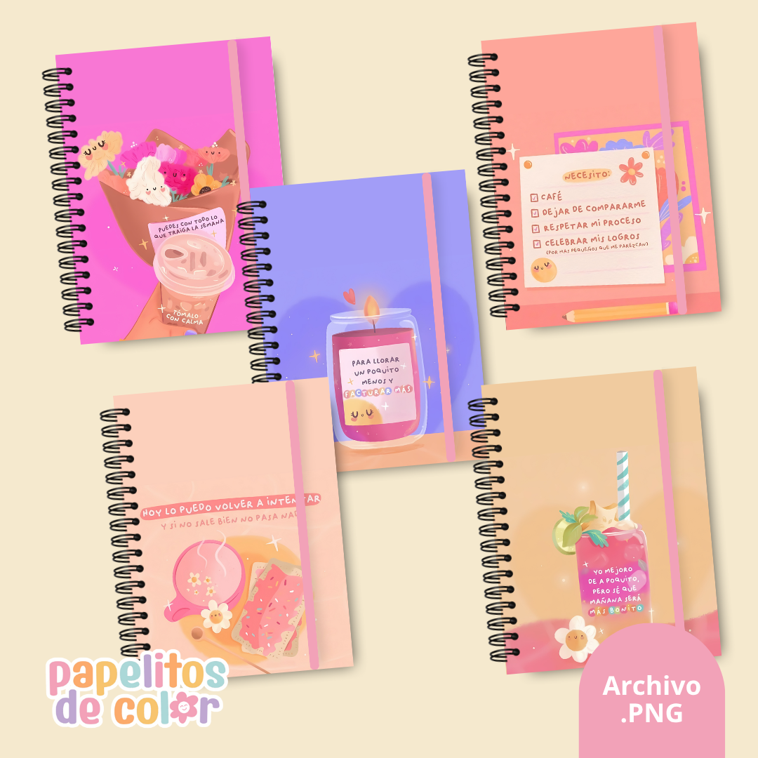 Pack 28 Portadas Agendas – Kit 4