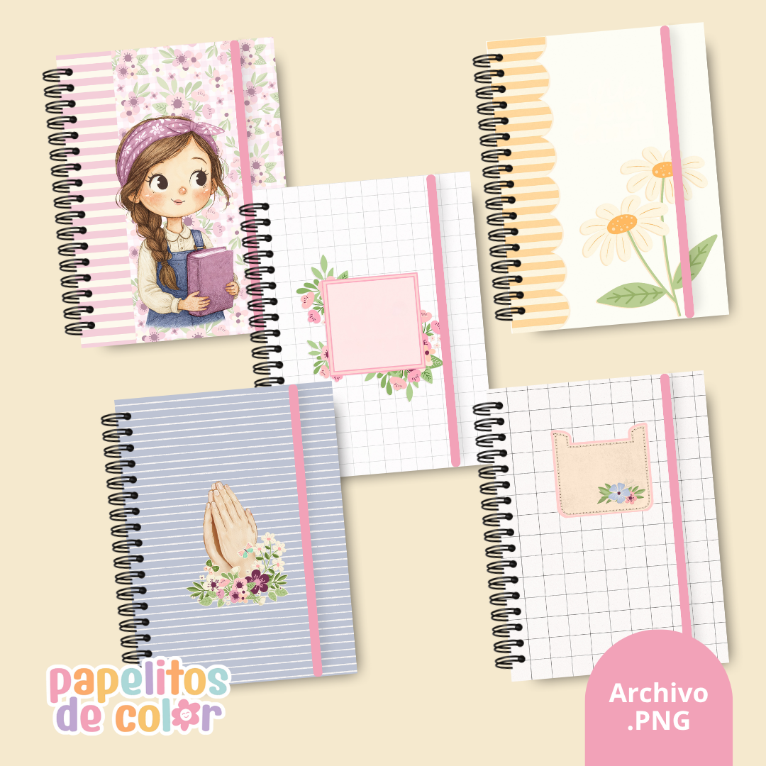 🌸 Pack 25 Portadas – Kit 12 🌸