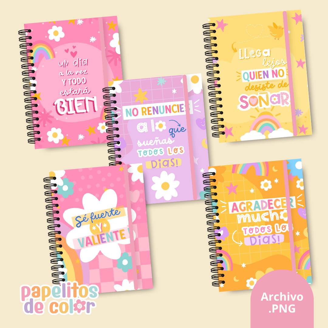 Pack 28 Portadas Agendas – Kit 4