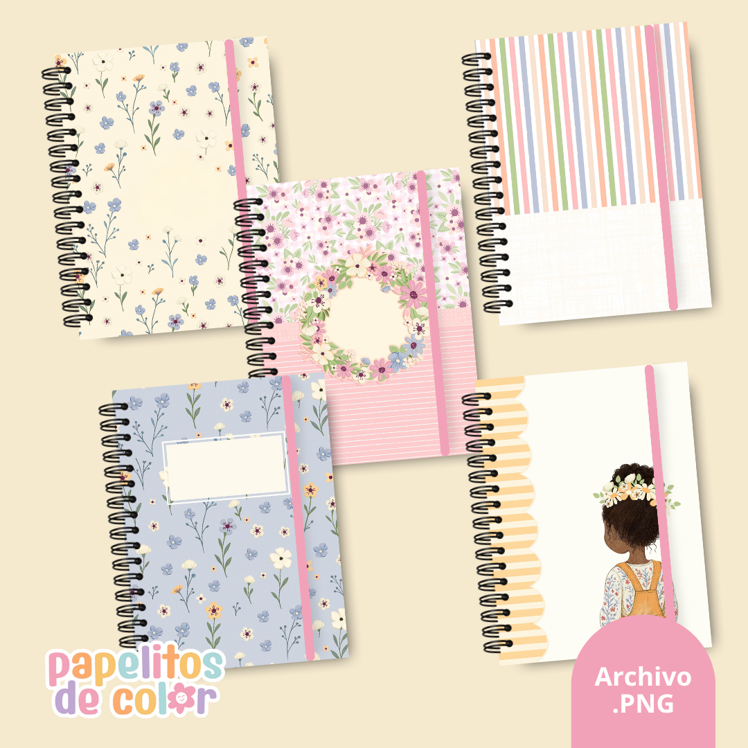 🌸 Pack 25 Portadas – Kit 12 🌸