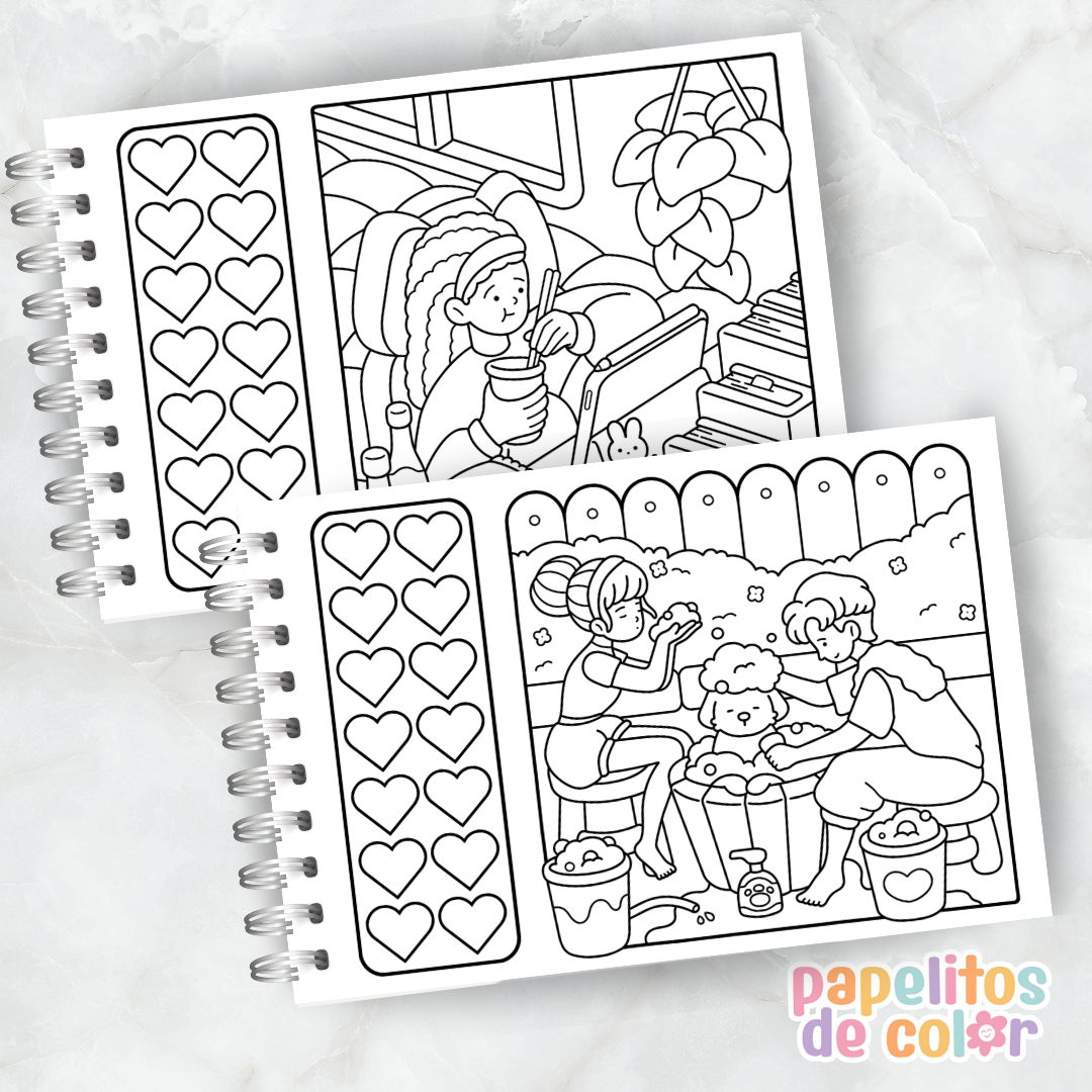 🎨 Libro para Pintar – Cozy Moments