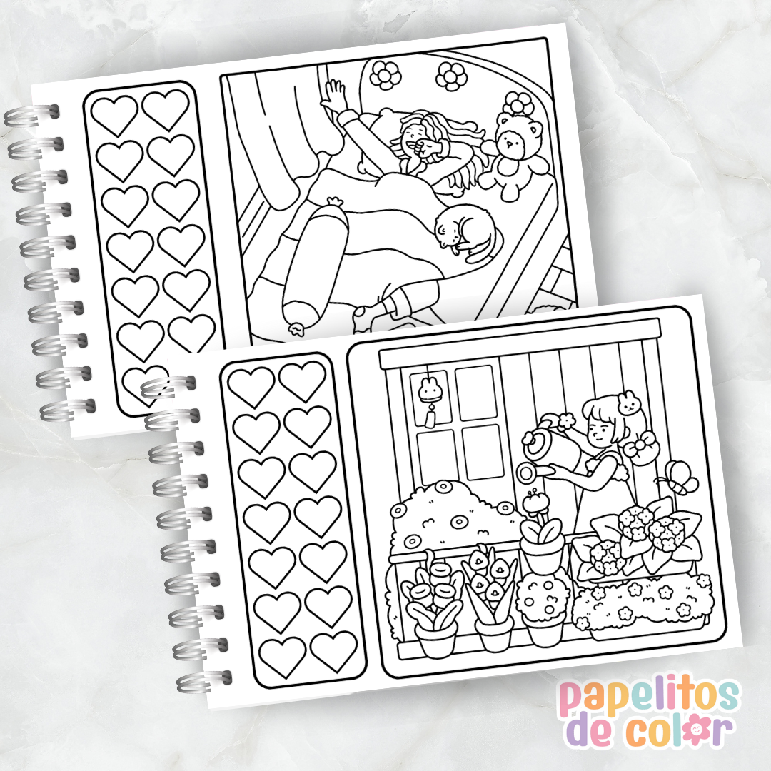 🎨 Libro para Pintar – Cozy Moments
