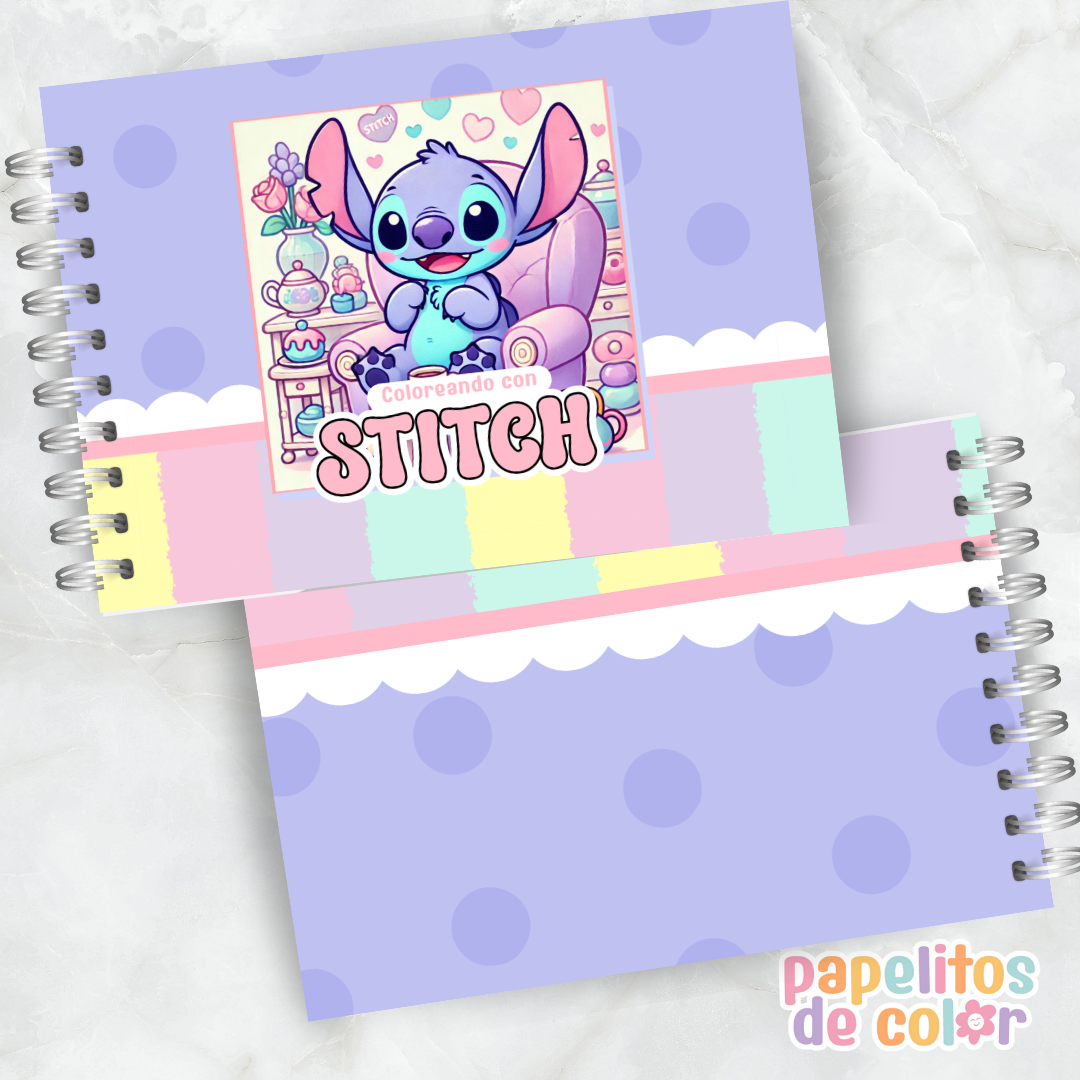 💙 Libro para Pintar – Stitch Cute