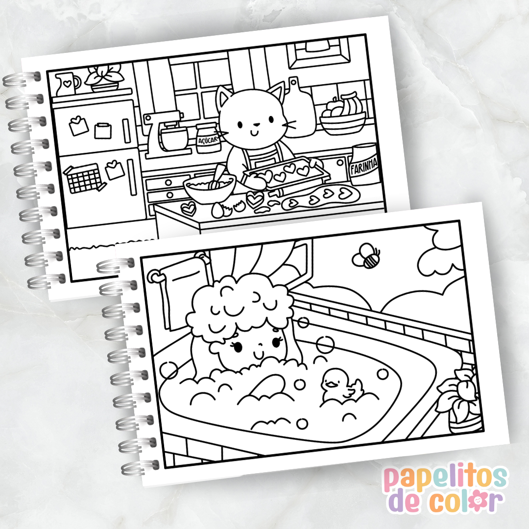 🎨 Libro para Pintar – Coloreando Momentos