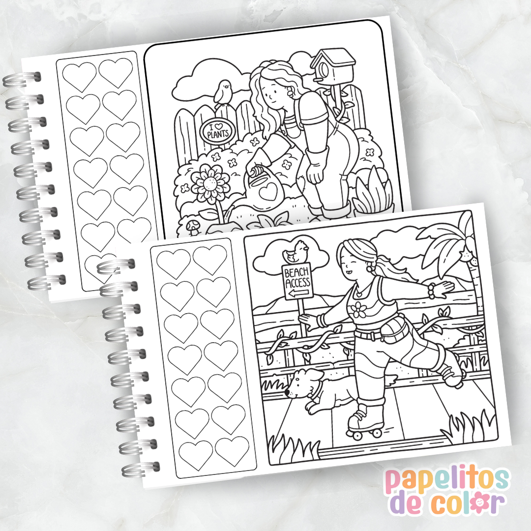 📚Libro para Pintar - Curvy Cuties  ✨