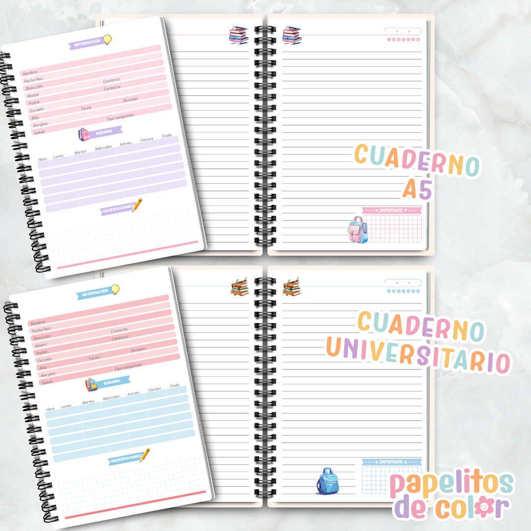 📚 Cuadernos Escolares  ✨