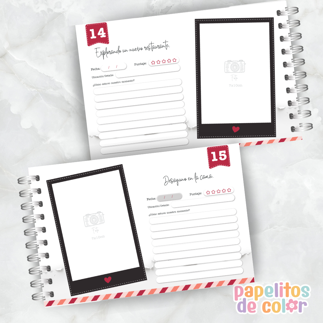 💞 Cuaderno 100 Momentos con Vos  📖