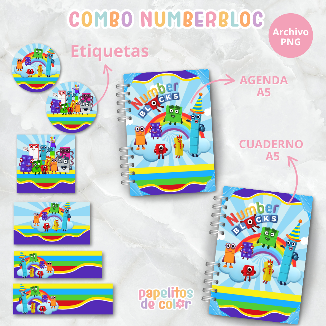🎒 Combo Numberblocks  📚✏️