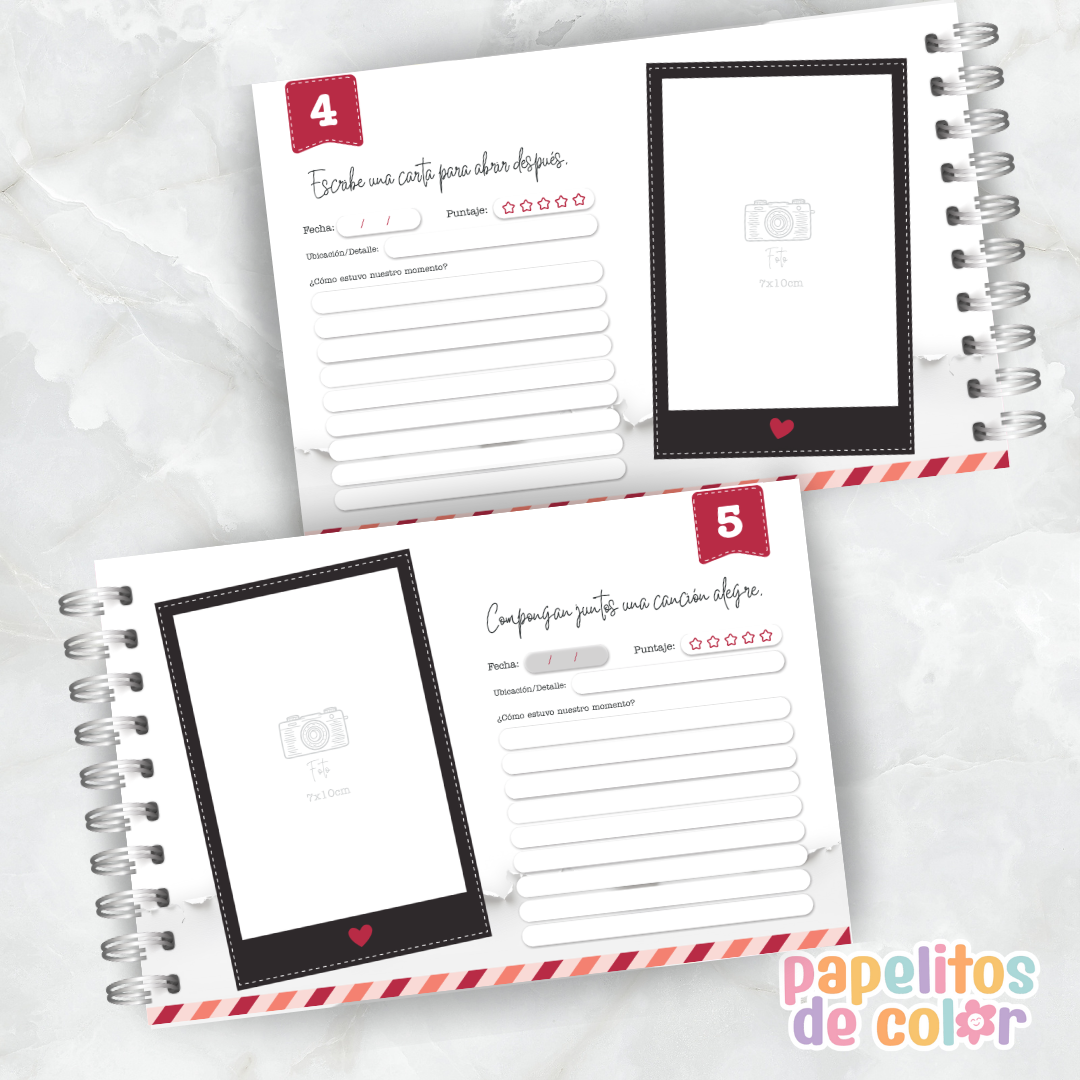 💞 Cuaderno 100 Momentos con Vos  📖