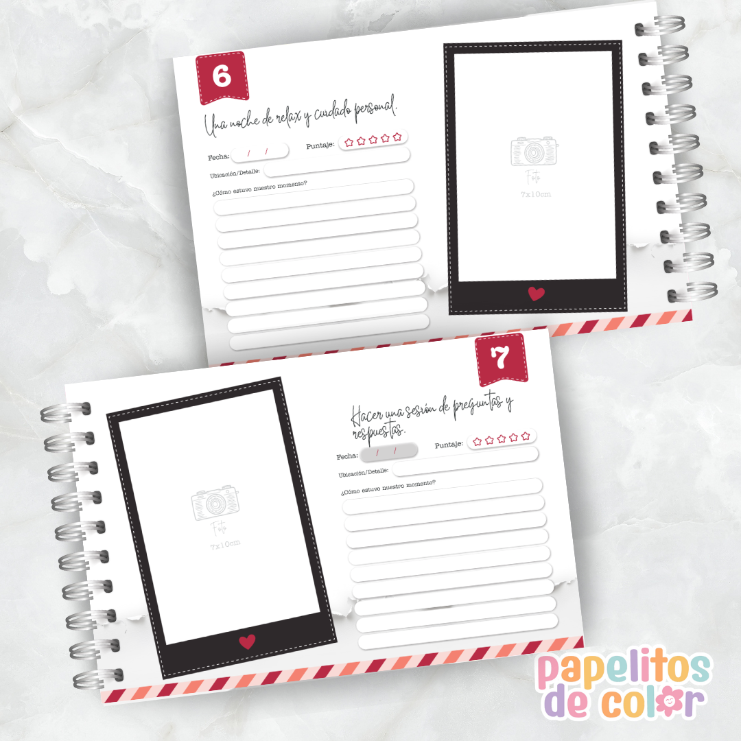 💞 Cuaderno 100 Momentos con Vos  📖