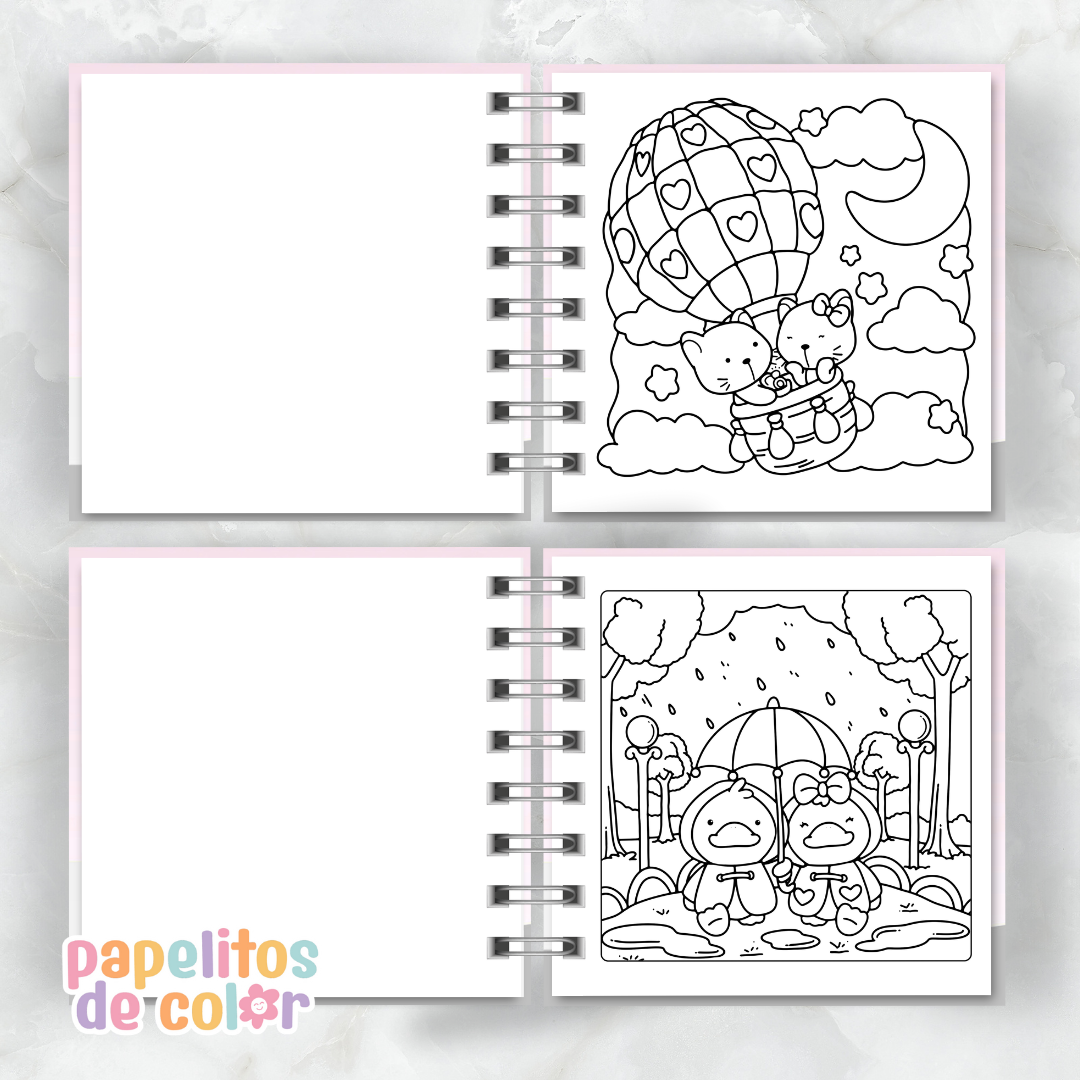 💕Love Is In The Air – Libro para Pintar💕
