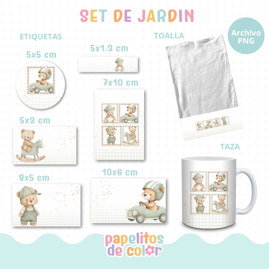 🌸26 - Set Jardín Cute🌿