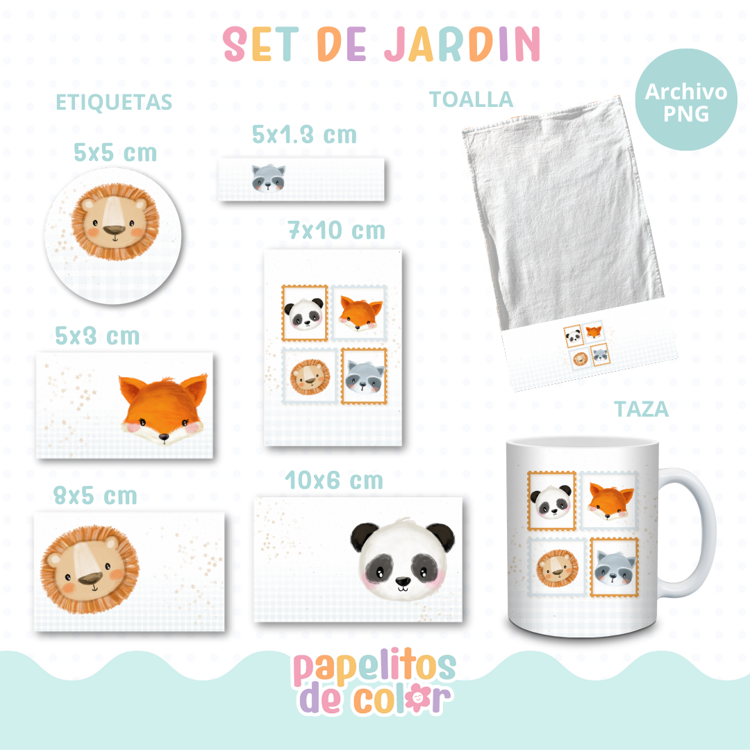 🌸26 - Set Jardín Cute🌿