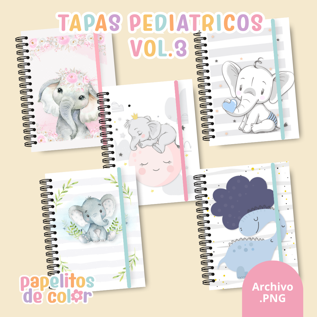 🧸Tapas Cuadernos Pediátricos 📘. VOL 3