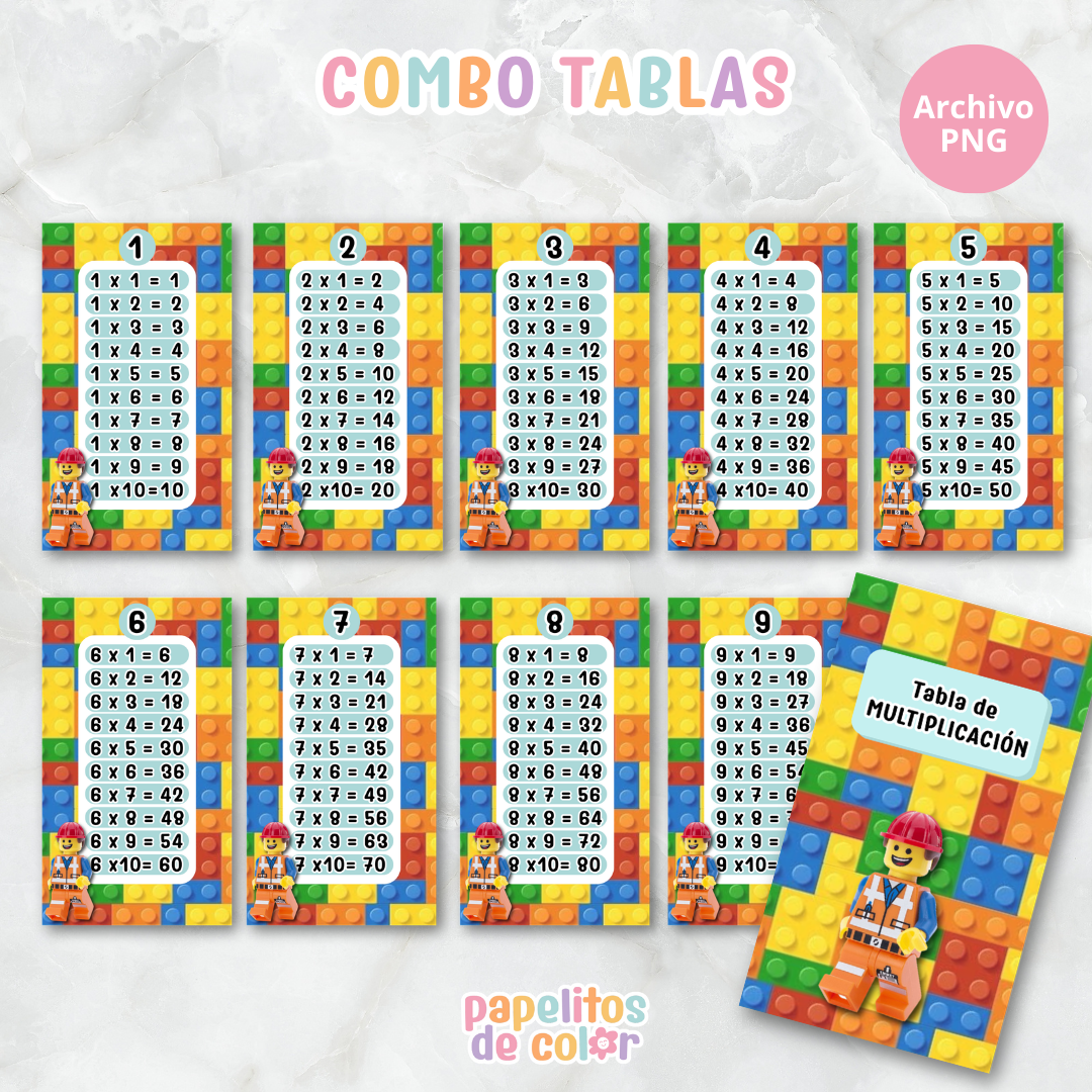 📚✨ Tablas para Multiplicar – Vol.2 ✨📚