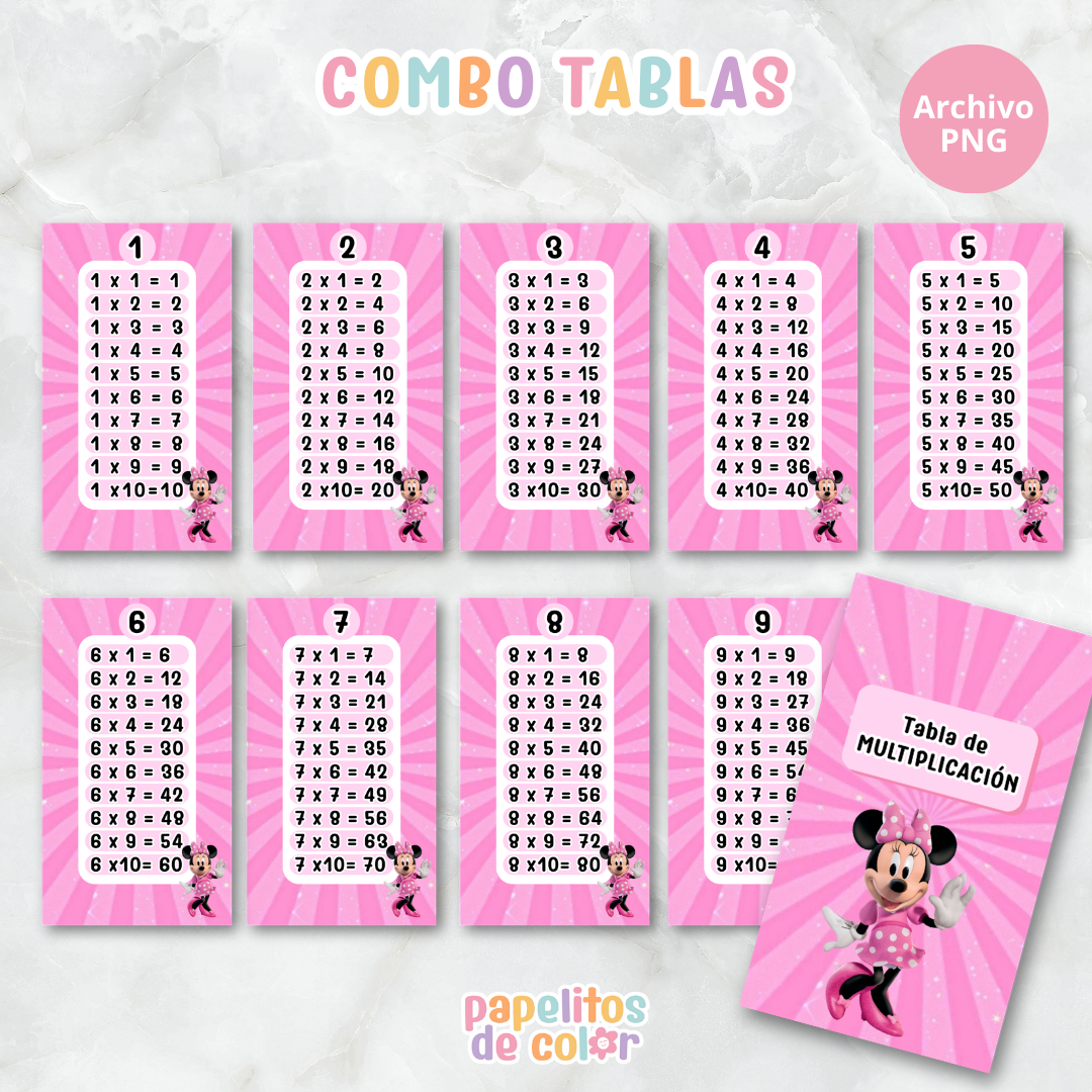 📚✨ Tablas para Multiplicar – Vol. 6 ✨📚