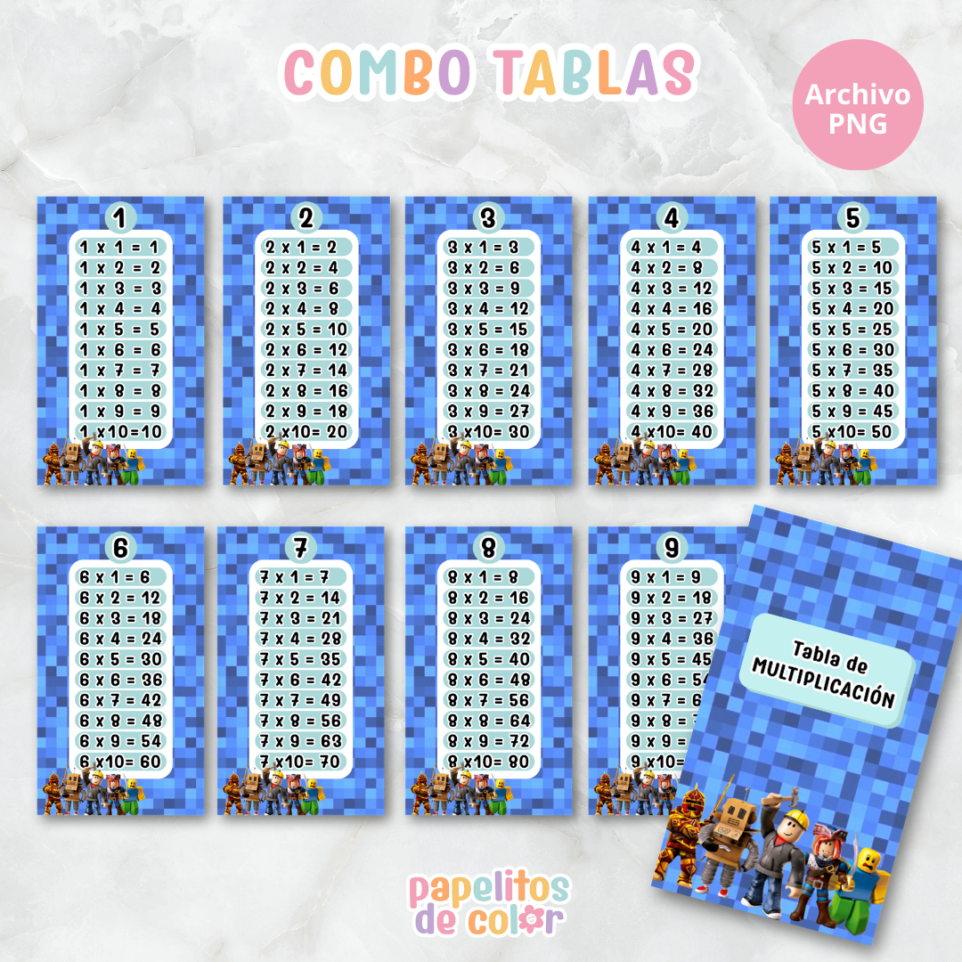 📚✨ Tablas para Multiplicar – Vol.2 ✨📚