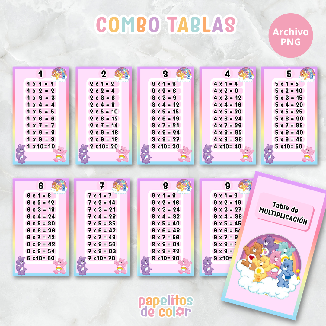 📚✨ Tablas para Multiplicar – Vol.3✨📚