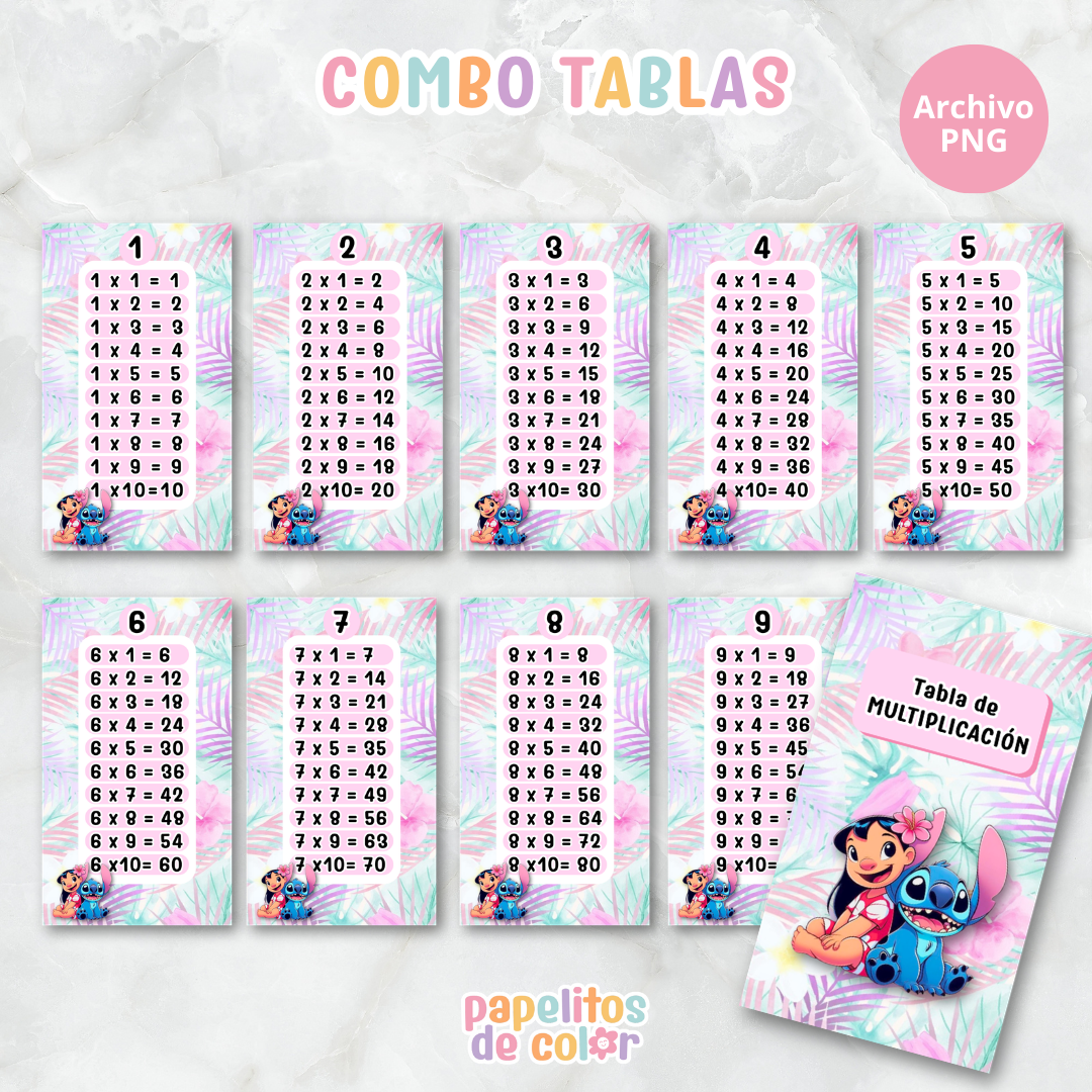 📚✨ Tablas para Multiplicar – Vol.3✨📚