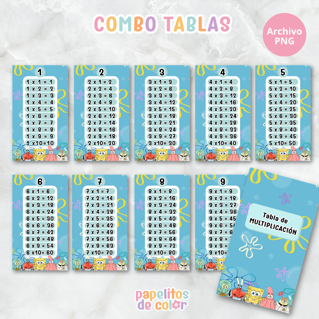 📚✨ Tablas para Multiplicar – Vol.3✨📚