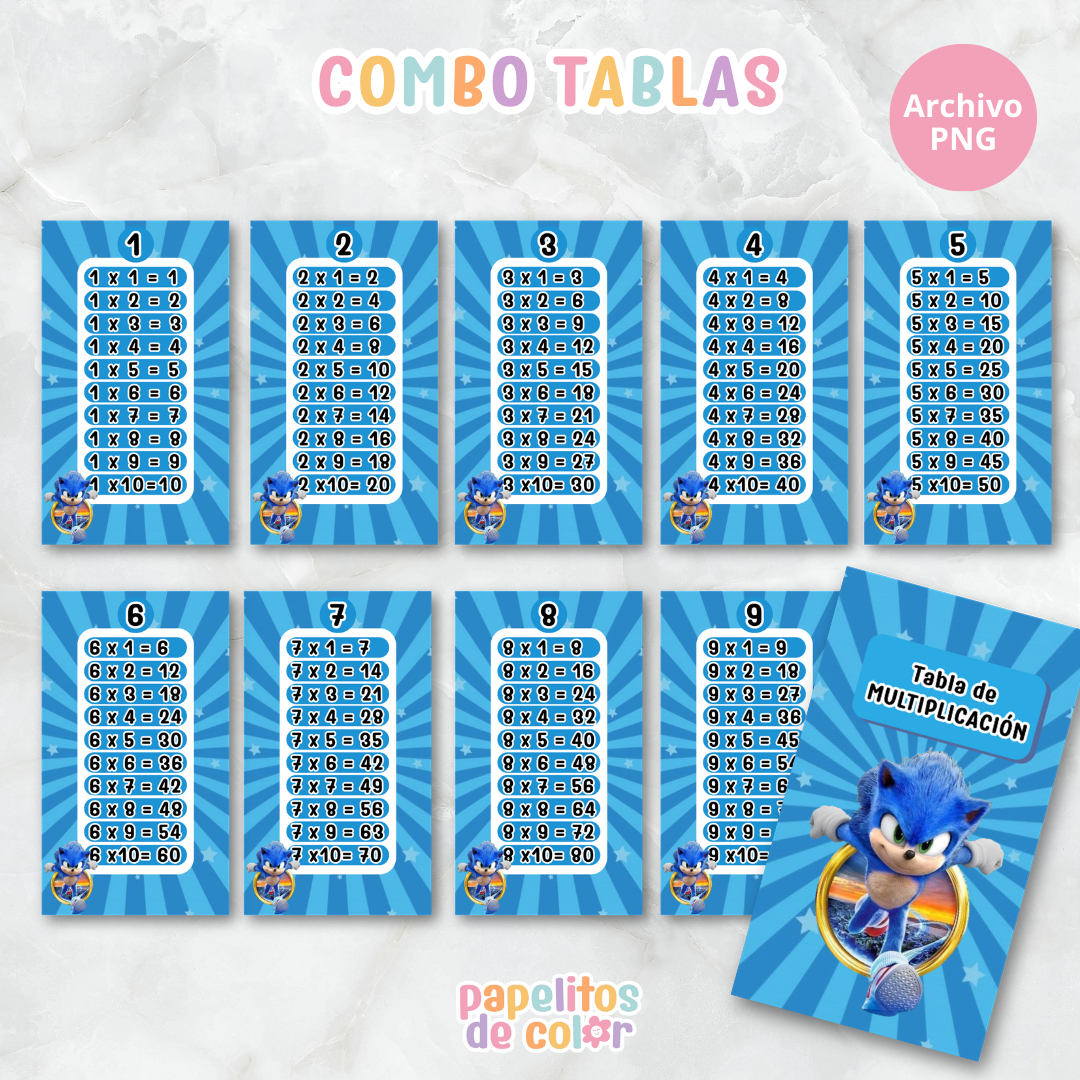 📚✨ Tablas para Multiplicar – Vol. 5 ✨📚