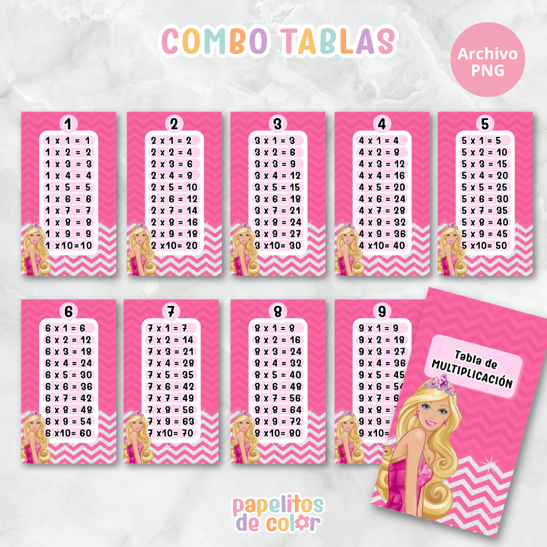 📚✨ Tablas para Multiplicar – Vol.2 ✨📚