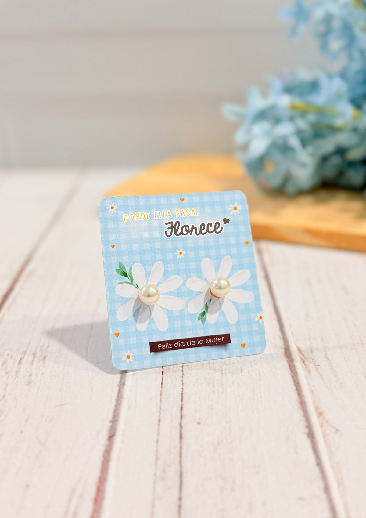 🌸 Porta Aros Día de la Mujer – Kit Flower 🌸