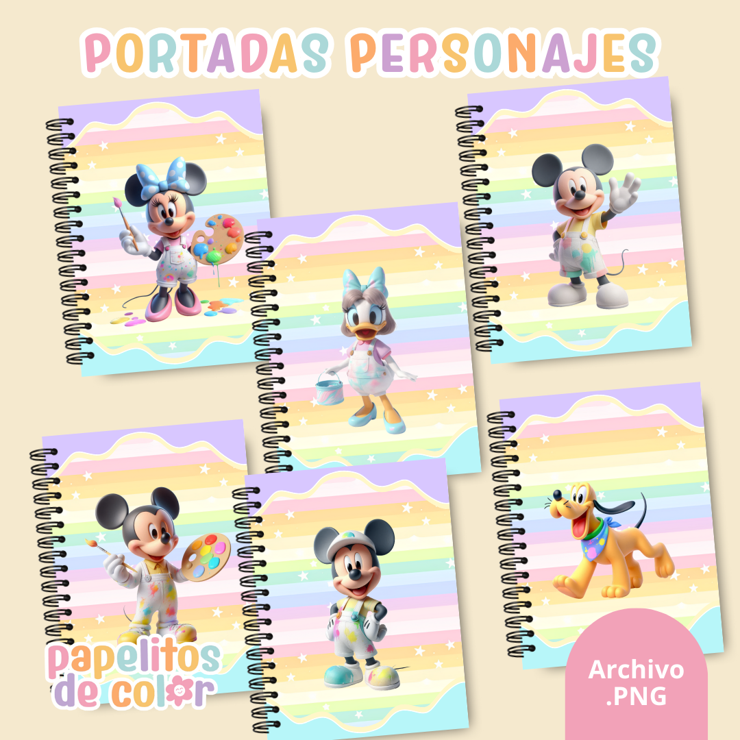 📚✨ Combo Portadas Personajes – Vol. 12 💖🎨