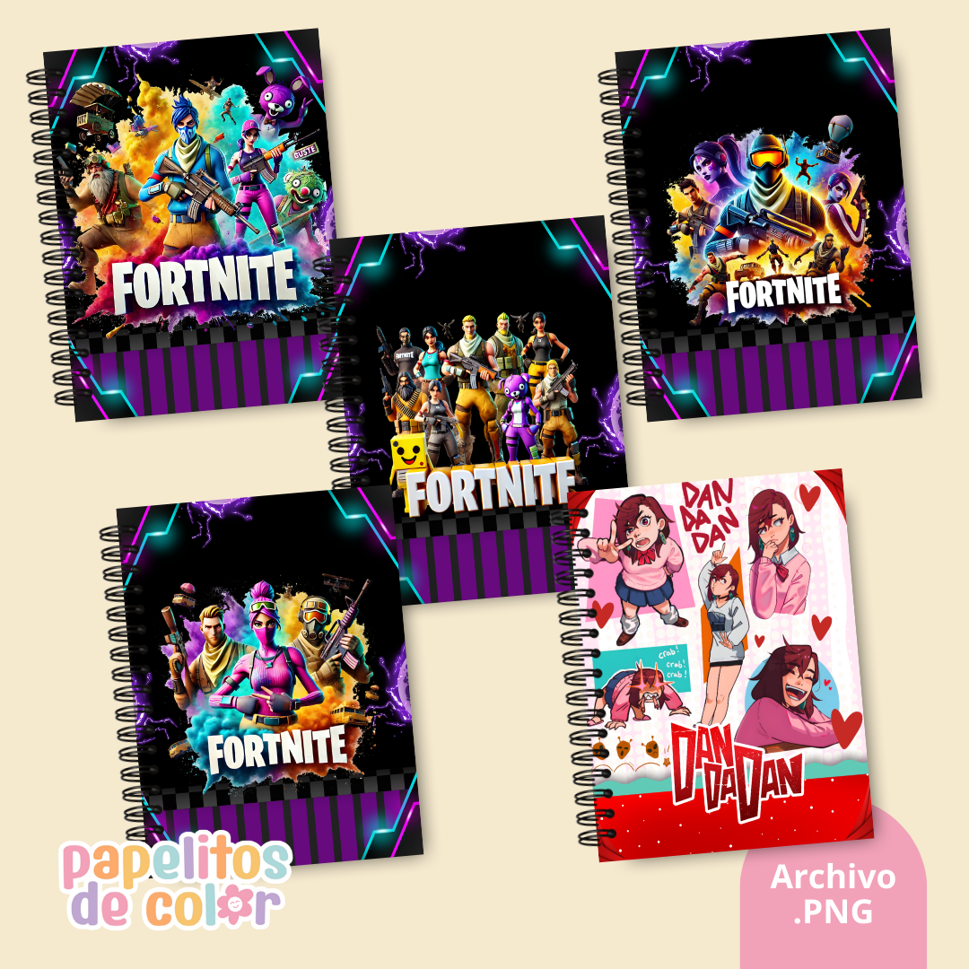 📚✨ Combo Portadas Personajes – Vol. 6 🎨💖