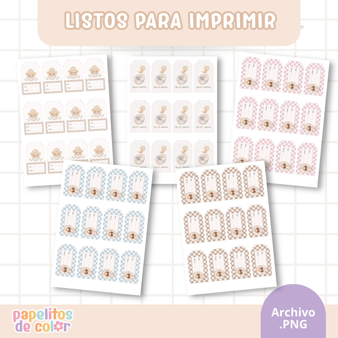 🐰 Packaging para Pascuas - Romantic✨ VOL 2.