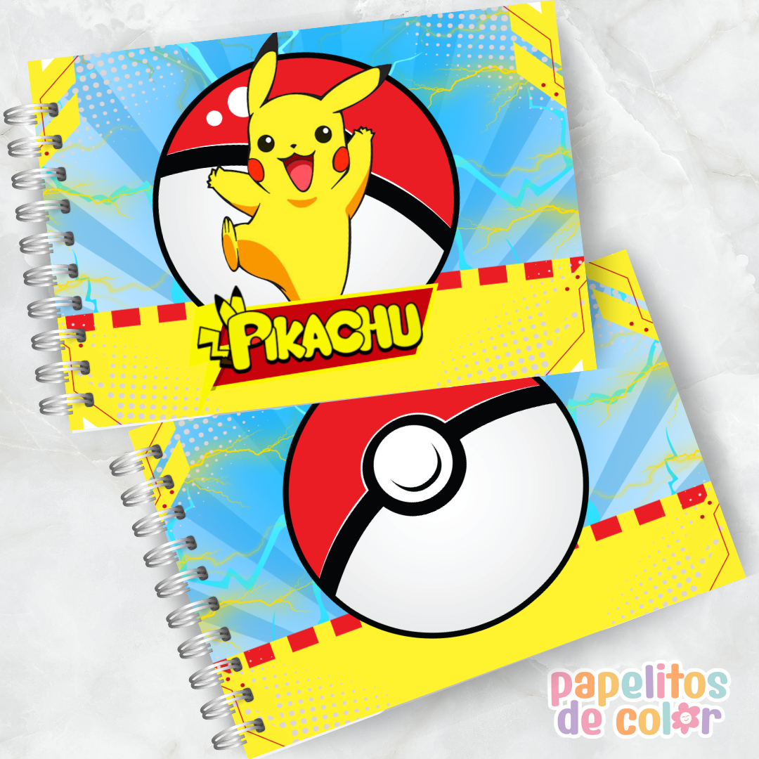 ⚡🎨 Libro para Pintar de Pikachu 🖍️✨