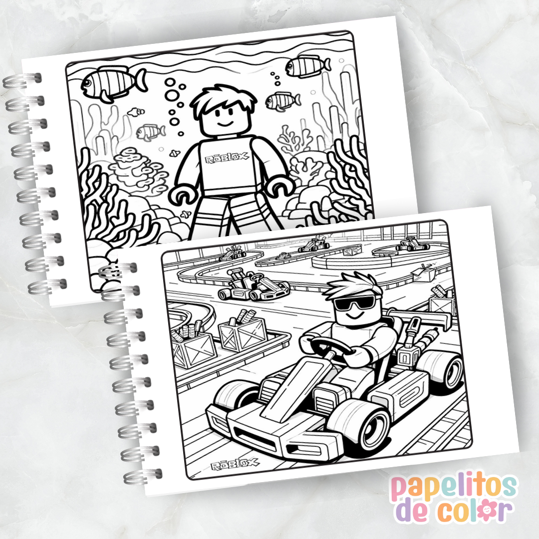 🎮🖍️ Libro para Pintar de Roblox 🎨✨