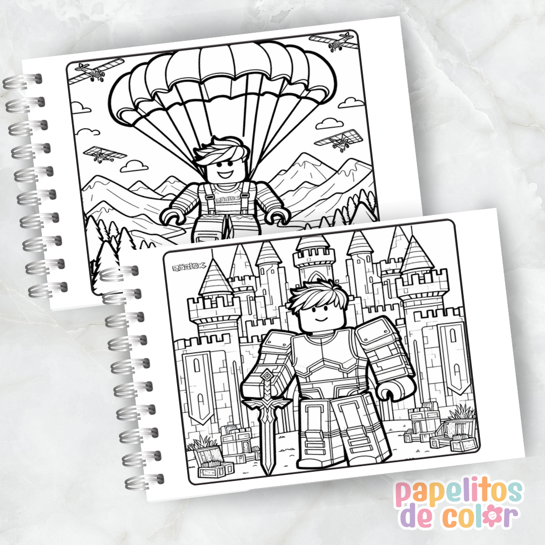 🎮🖍️ Libro para Pintar de Roblox 🎨✨