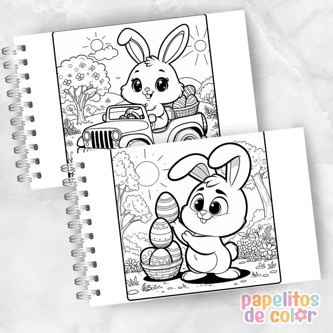 🐰✨ Libro para pintar de Pascuas ✨🐰