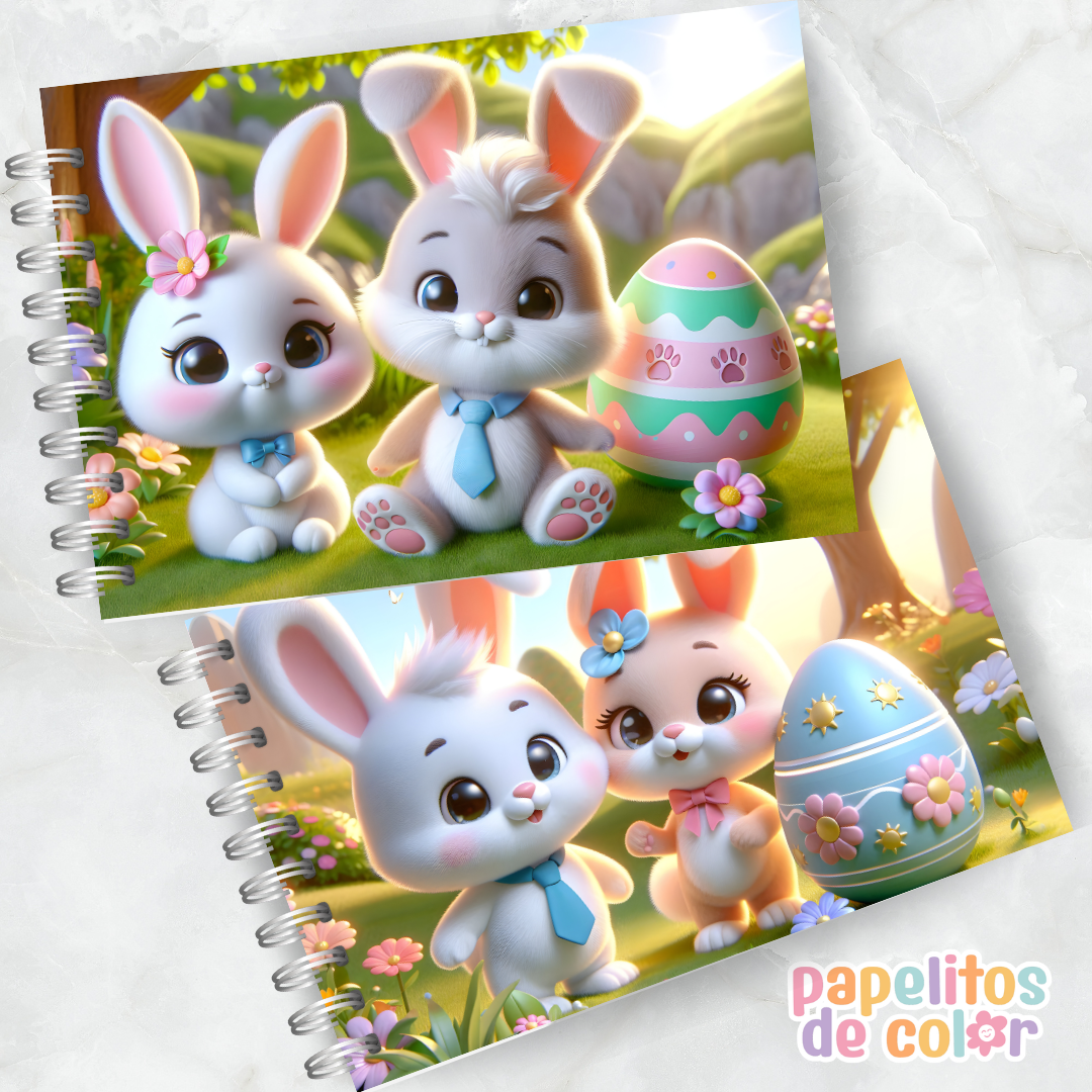 🐰✨ Libro para pintar de Pascuas ✨🐰