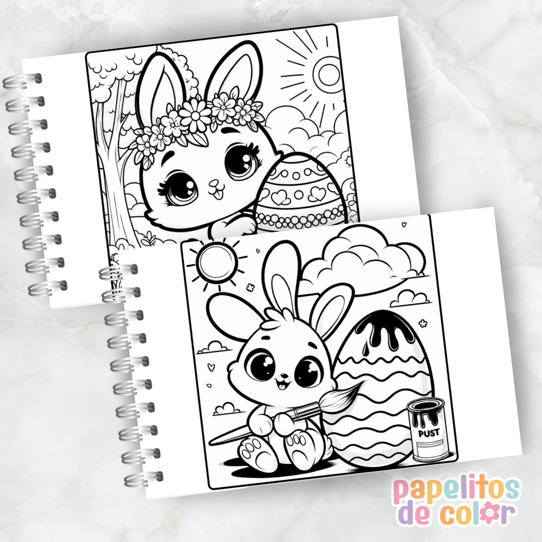 🐰✨ Libro para pintar de Pascuas ✨🐰