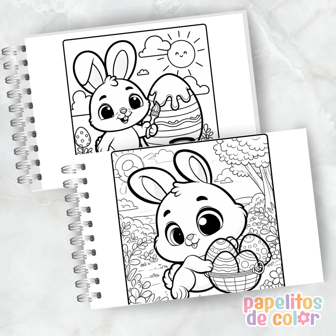 🐰✨ Libro para pintar de Pascuas ✨🐰