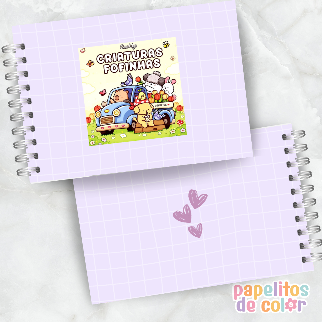 🧸✨ Libro para Pintar Criaturas Fofinhas 🎨💖