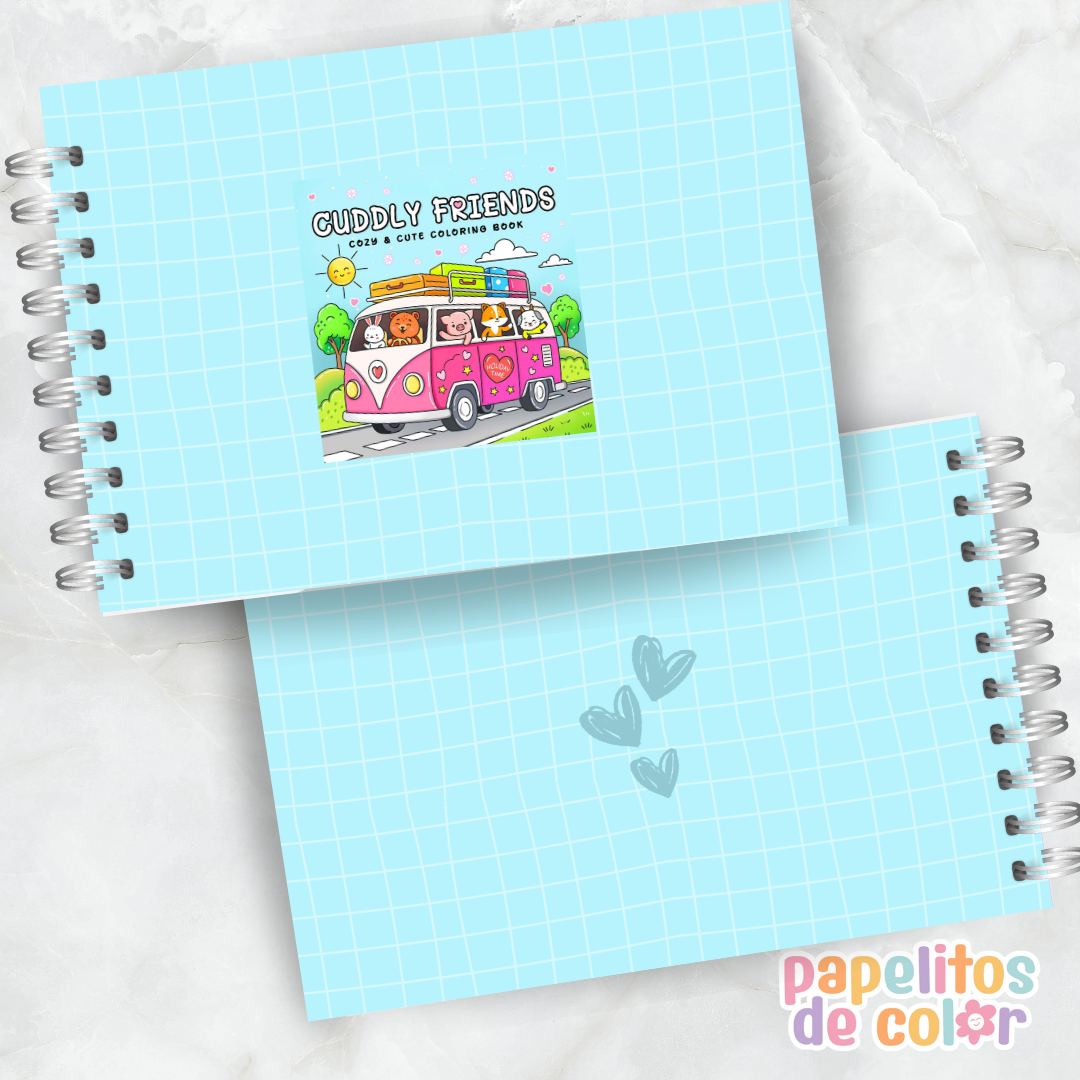 🧸✨ Libro para Pintar Cuddly Friends 🎨💖