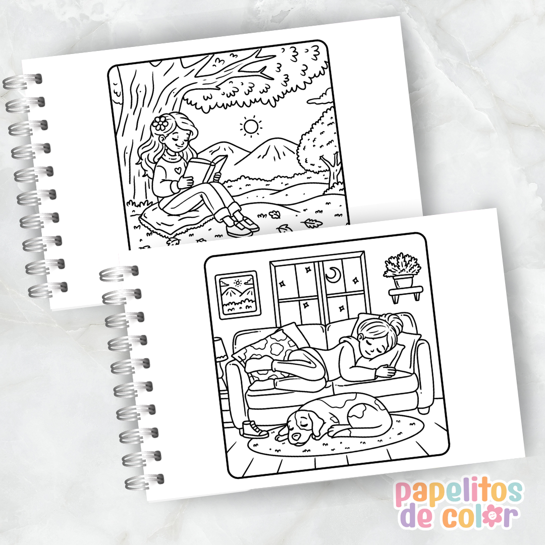 💖 Libro para Pintar Girl Moments 3✨