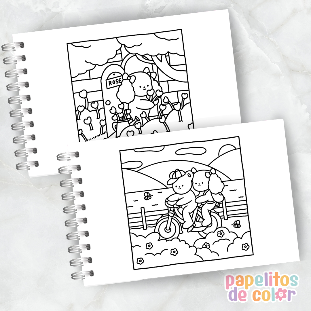 ☁️ Libro para Pintar Comfy Days 2✨