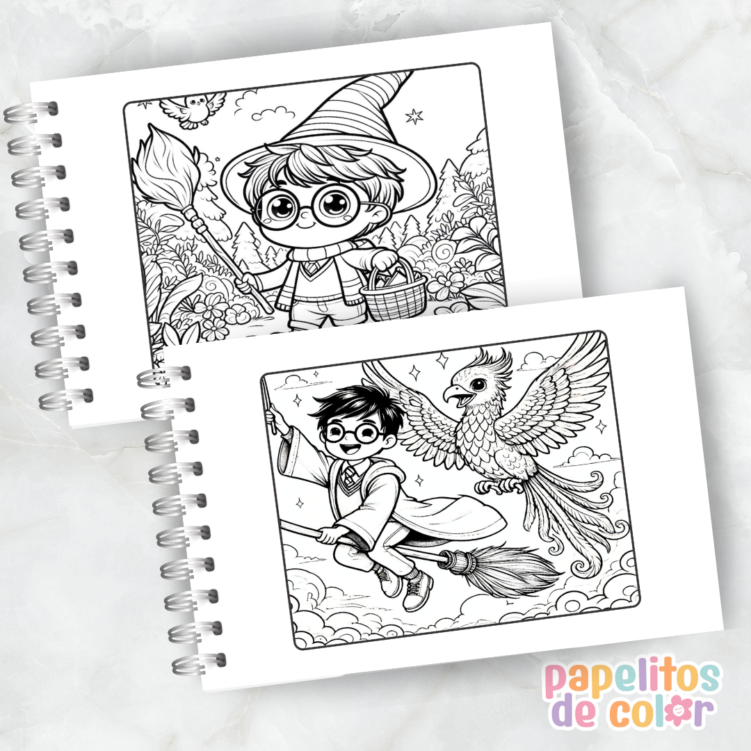 🪄✨ Libro para pintar Harry Potter ✨📖