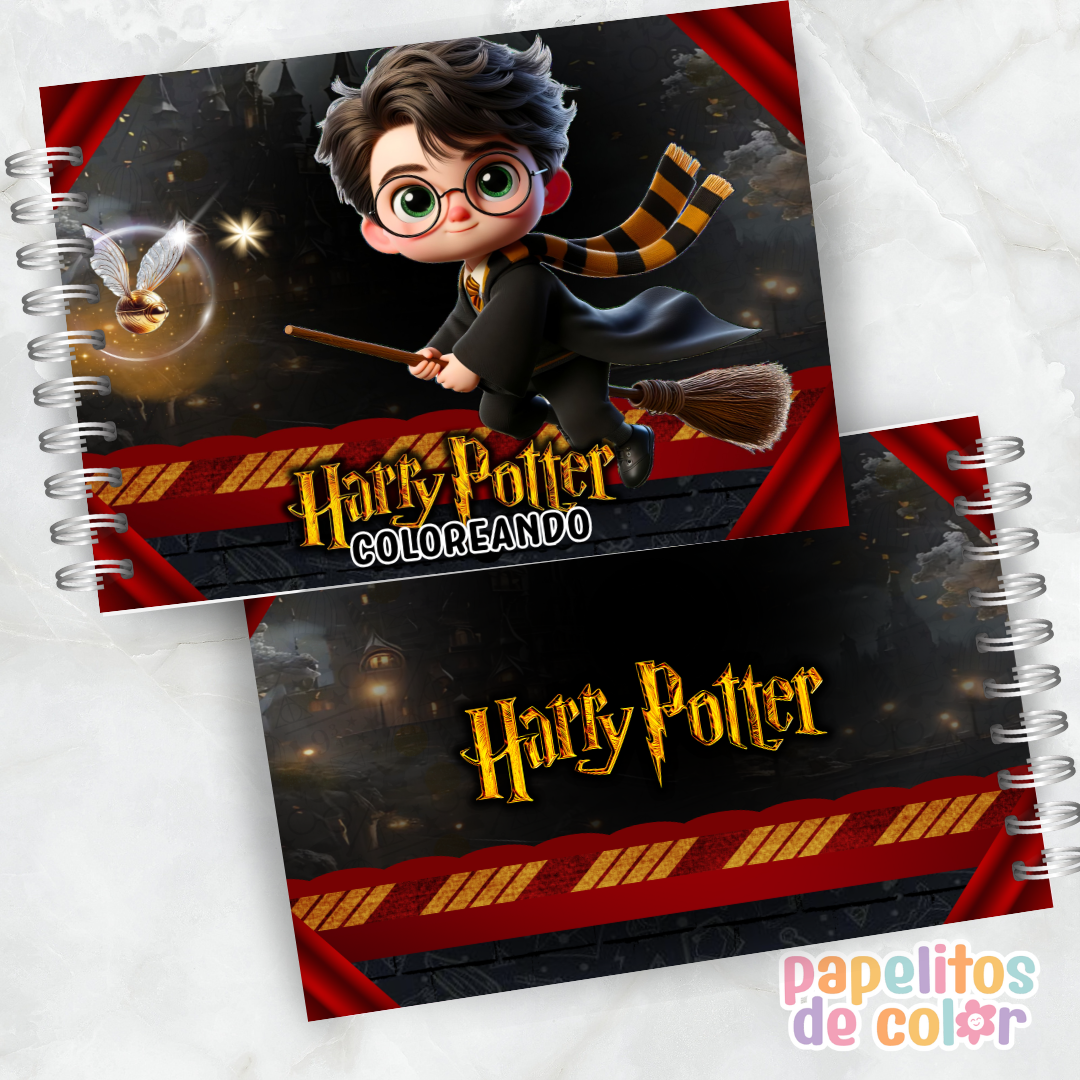 🪄✨ Libro para pintar Harry Potter ✨📖