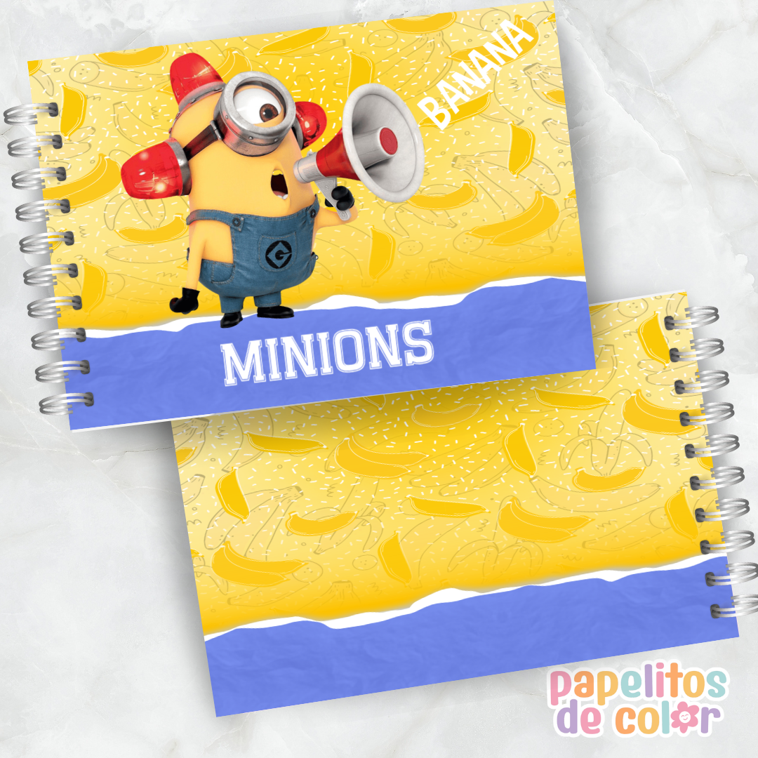 🍌💛 Libro para pintar Minions 💛🍌