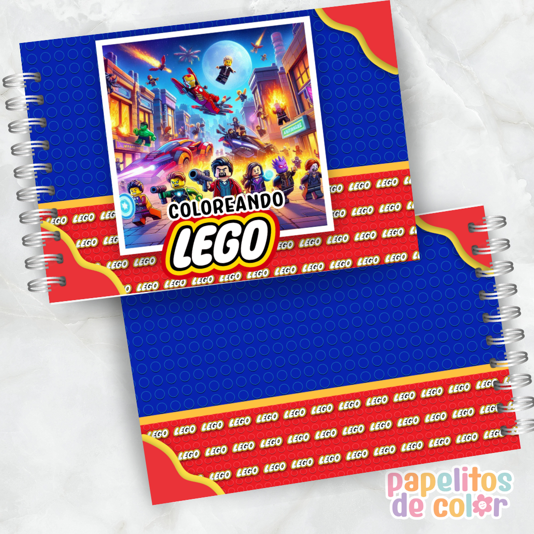 🧱✨ Libro para pintar LEGO ✨🧱