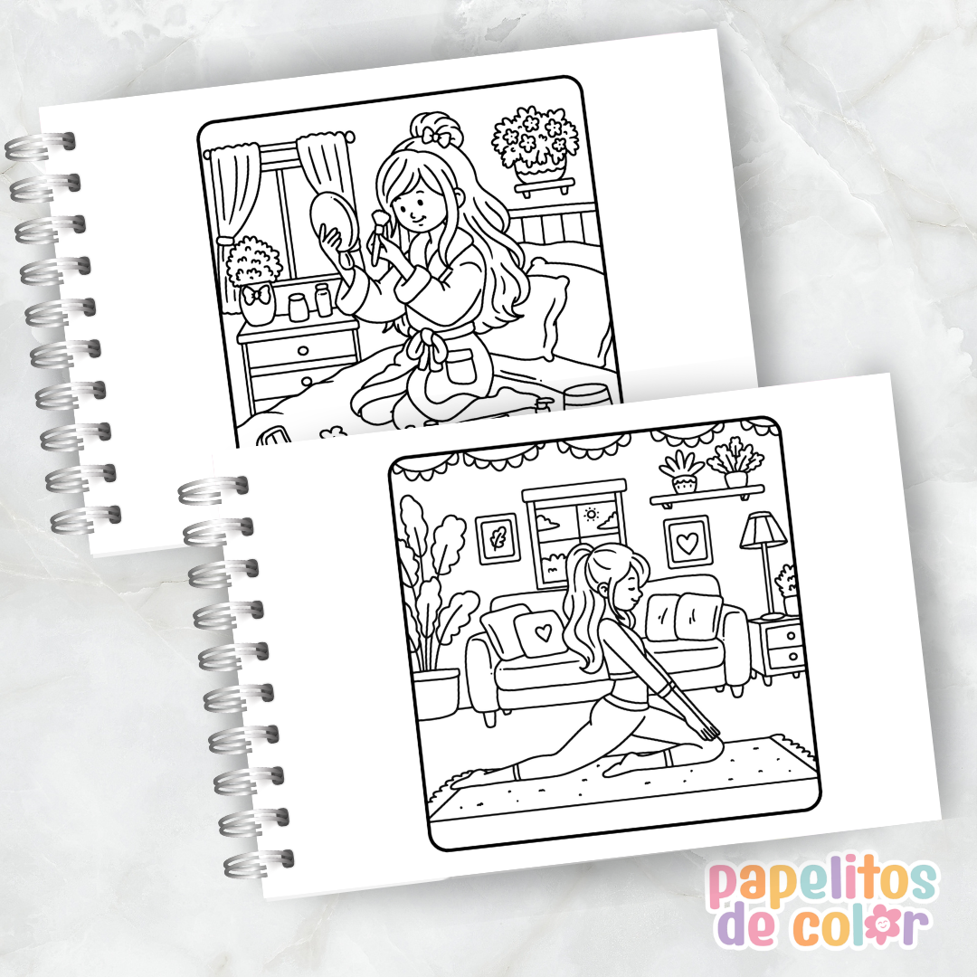💖 Libro para Pintar Girl Moments 3✨